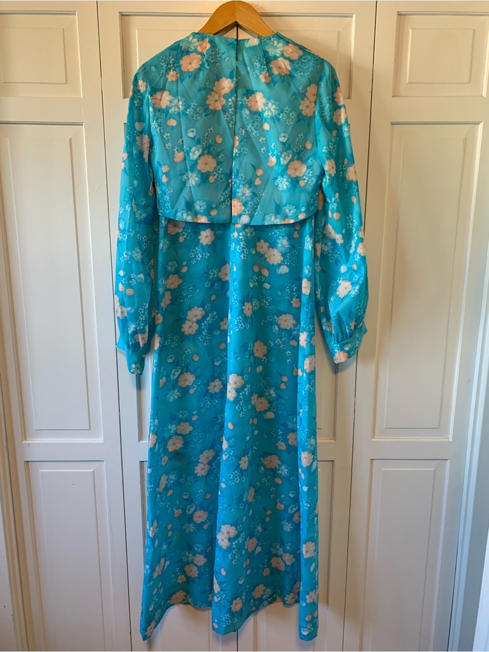 Vintage Dress + Long Sleeve Shrug